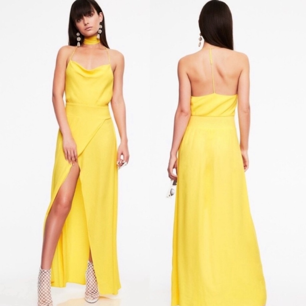 NWOT AFRM yellow maxi